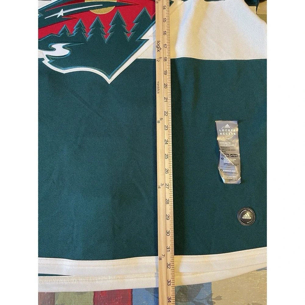 Men's 56 NWT Minnesota Wild Mikael Granlund #64 Adidas Authentic Home Jersey